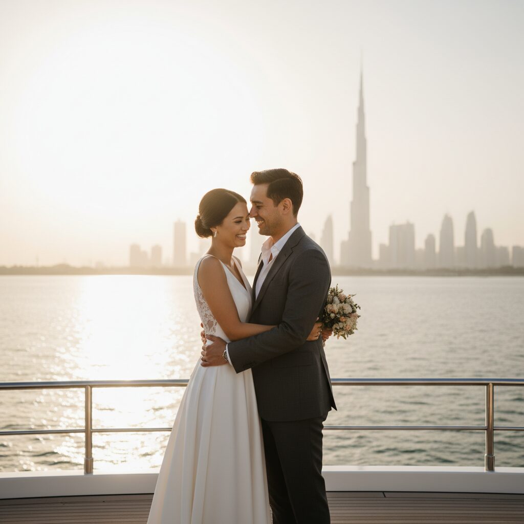 Dubai yacht wedding