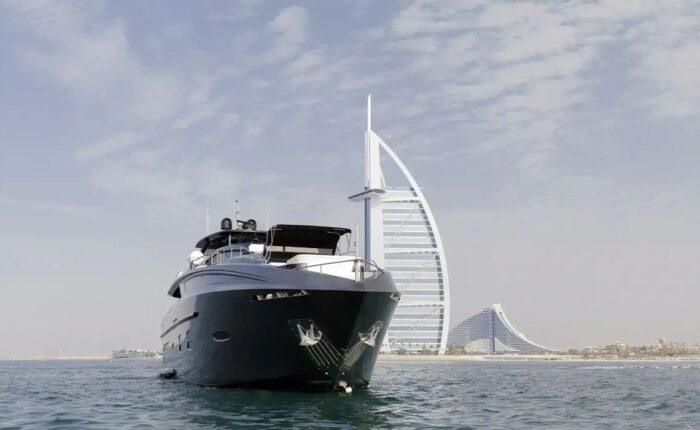 Queen Santorini 115ft Logos yacht underway