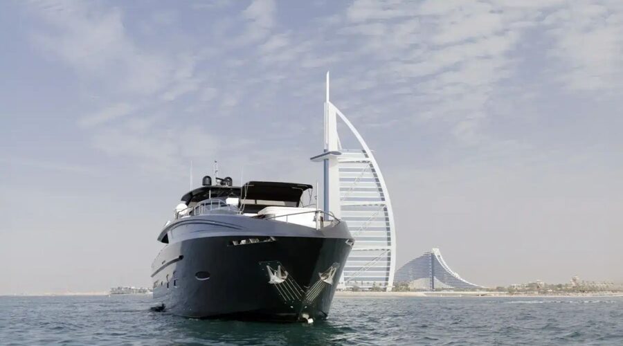 Queen Santorini 115ft Logos yacht underway