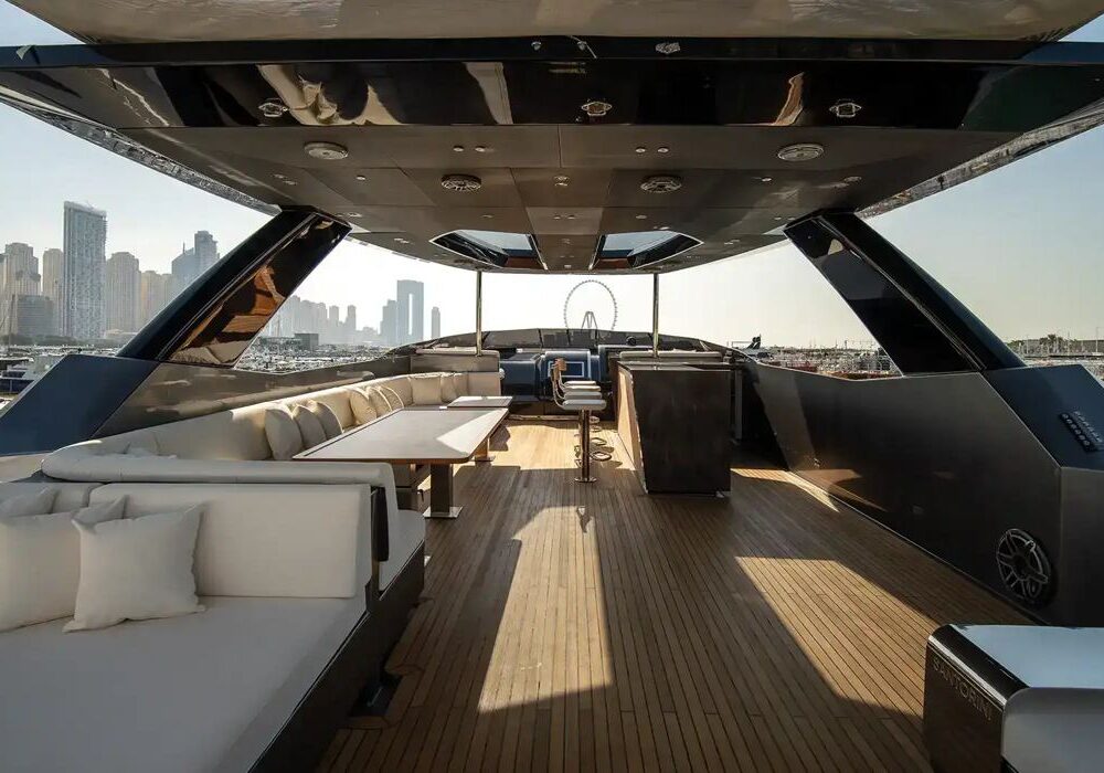 Queen Santorini – aft deck Santorini aft deck seating