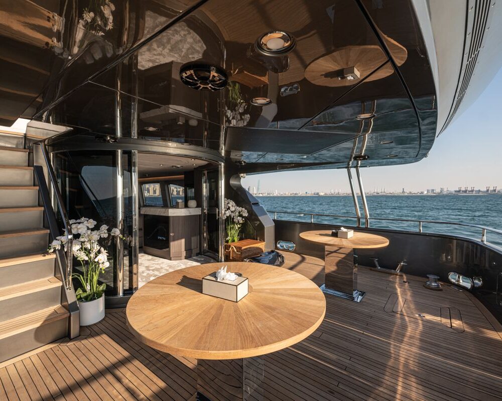 Spectre aft dining area